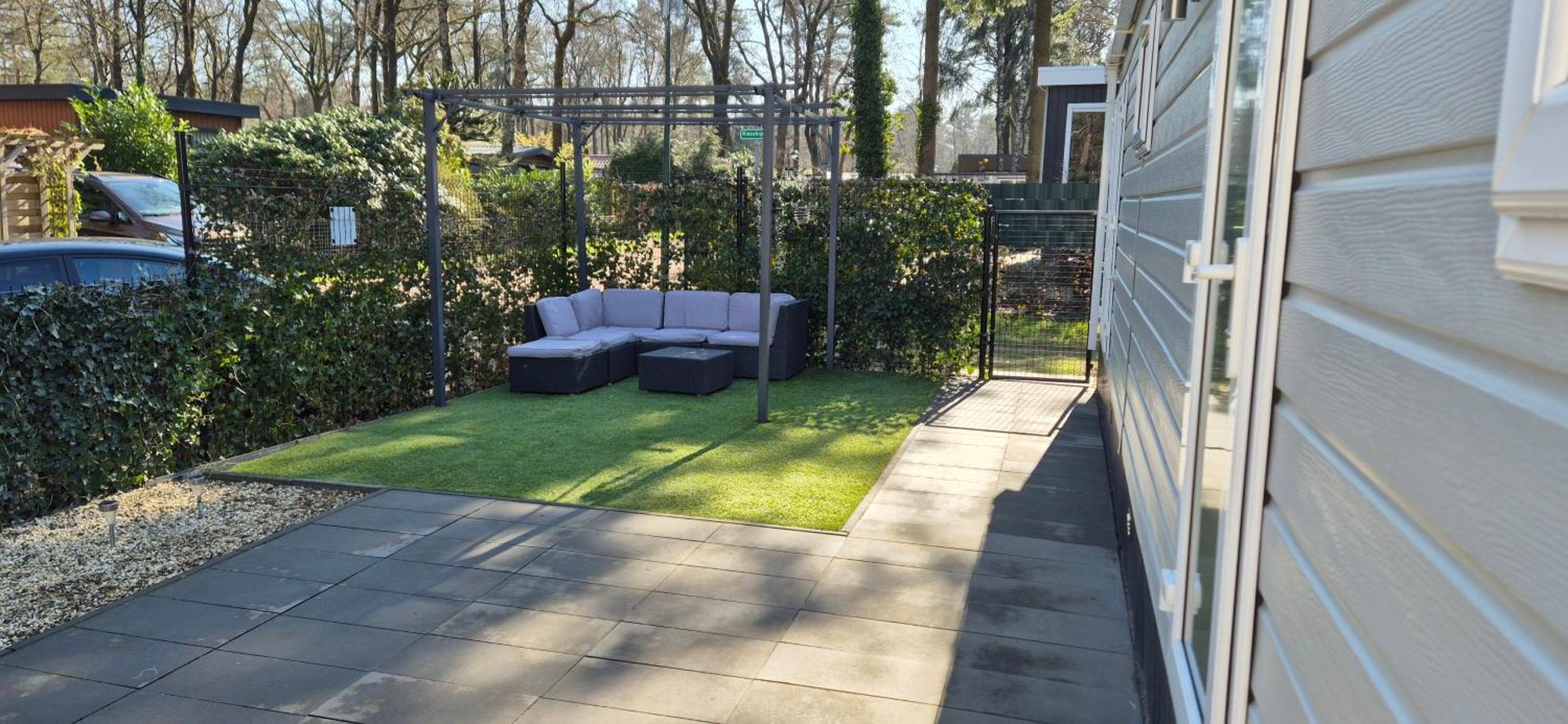 Het Veluwse Boshuisje Knus Chalet Met Omheinde Tuin Op De Veluwe Hoenderloo Esterno foto